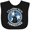thumbnail image 3 of Inktastic I'd Rather Be in Tennessee Boys or Girls Baby Bib, 3 of 4