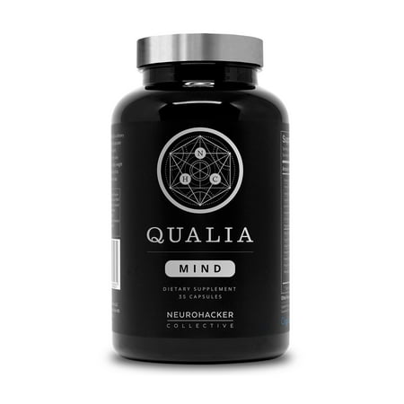Qualia Mind Nootropics by Neurohacker Collective | Top Brain Supplement for Memory, Focus, Mental Energy, and Concentration with Ginko biloba, Alpha GPC, Cacopa monnieri, (35 (Best Nootropic For Energy)