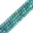 thumbnail image 2 of K-KED Natural Round Green Agate Frost Matte Stone Beads For Delicate Jewelry Making Strand 15''-8 mm, 2 of 6
