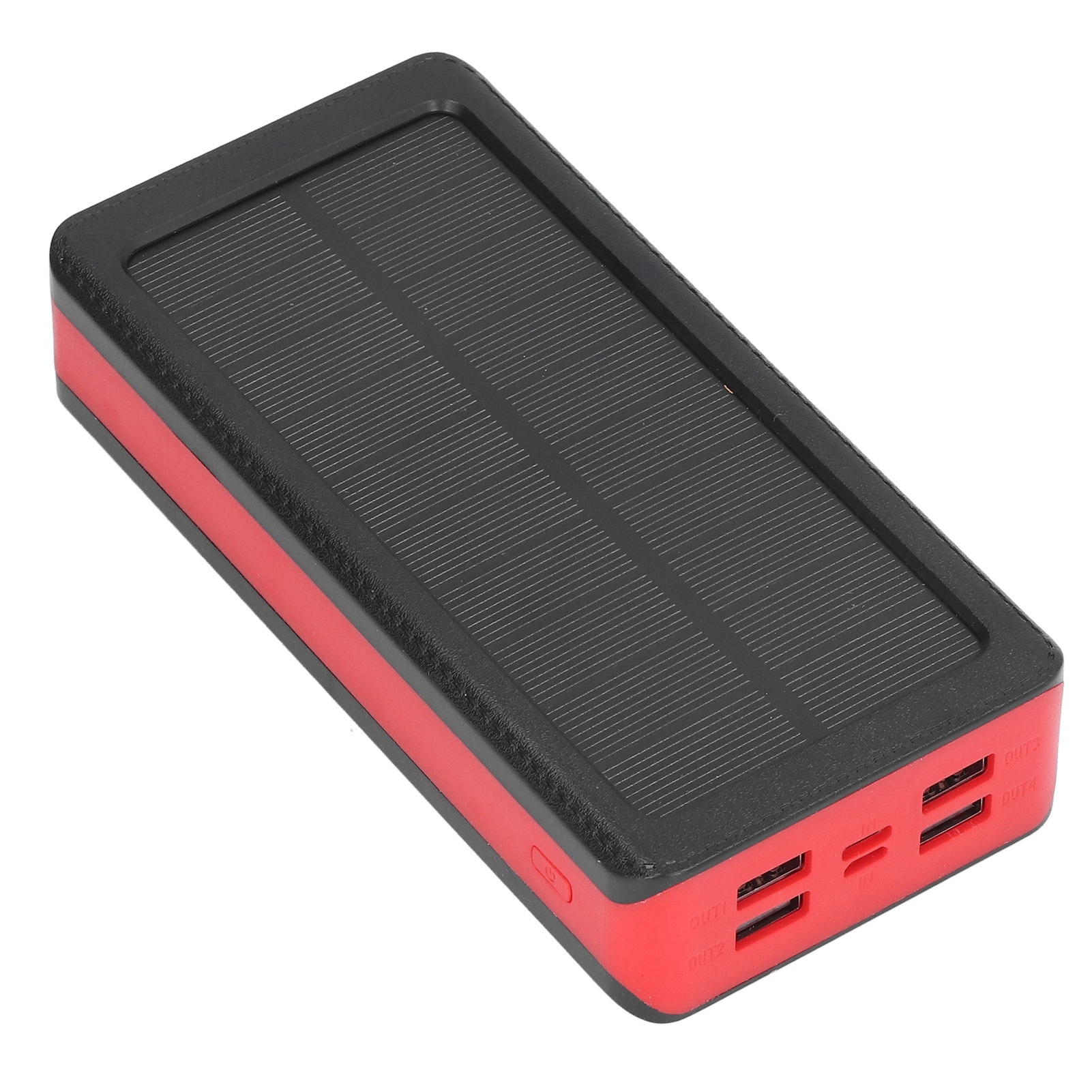 Garden Care External Battery Pack, 30000mAh Capacity 2 Charging Modes Solar Power Bank Portable for Emergency