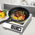 GoldCister Electric Induction Cooktop 110V Professional Stainless Steel