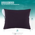 thumbnail image 2 of Protector de almohada Utopia Bedding impermeable con cierre de 51 x 71 cm, 2 of 9