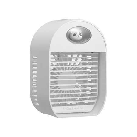 

Jmntiy Mini Air Cooler Desktop Usb Small Air Conditioner Home Dormitory Outdoor Fan Clearance