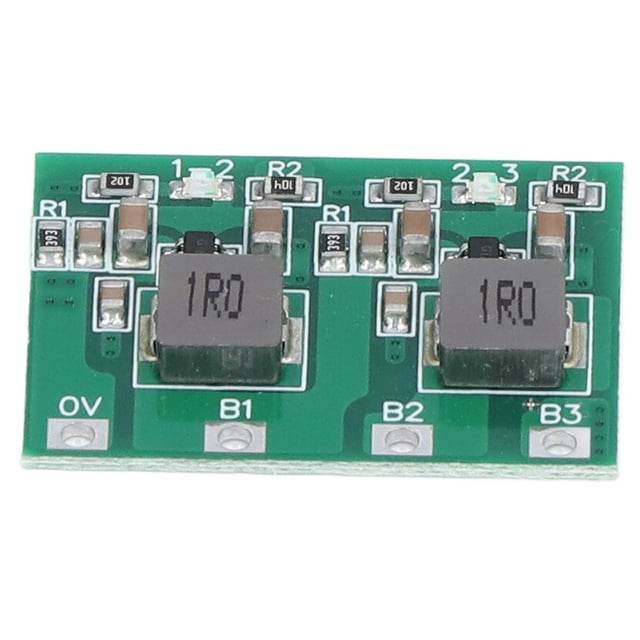 Battery Active Balancer Board, 1.3A Lithium Battery Balancer With Working Indicator For Ternary Lithium Batteries For Iron Lithium Batteries 3S