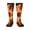 3 Black, variant on Womens Colorful Fire Flame Knee High Socks Comfy Thermal Boot Long Socks