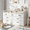 White &7 Drawer, variant on Winkalon 6 Drawer Dresser for Bedroom,Chest of Drawers with Metal handles,Dresser for Closet,Kids,Pink