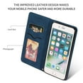 thumbnail image 2 of iPhone 6s Plus Case, iPhone 6 Plus Wallet Case, Dteck Smooth PU Leather Flip Folio Wallet Card Slots Case Cover Stand Feature & Magnetic Closure For Apple iPhone 6s Plus & 6 Plus, Blue, 2 of 7