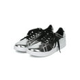 thumbnail image 5 of New Women Qupid Mentor-01 Mirror Metallic Round Toe Lace Up Low Top Sneaker, 5 of 5