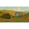 thumbnail image 3 of William Wendt 14x10 Black Modern Framed Museum Art Print Titled - Meadow with Distant Hills (1907), 3 of 5