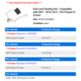 thumbnail image 2 of Fuel Level Sending Unit - Compatible with 2007 - 2010, 2013 - 2014 Toyota FJ Cruiser 2008 2009, 2 of 2