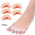 thumbnail image 2 of Separadores de dedos de los pies Timcorr 5 pares Corrector de juanetes, 2 of 8