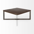 thumbnail image 4 of Dark Brown Wood and Metal Coffee Table, 4 of 5