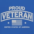 thumbnail image 3 of Proud Veteran Long Sleeve T-shirt Veteran's Day Military Honor US Flag Army Air Force RED Friday American Patriot, 3 of 7
