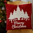 thumbnail image 2 of RnemiTe-amo Christmas Pillow Covers 18x18 Christmas Decor Linen Pillowcase Winter Snowflake Decorations Christmas Throw Pillows Christmas Holiday Decor Outdoor Cushion Covers for Couch Home Decor, 2 of 4