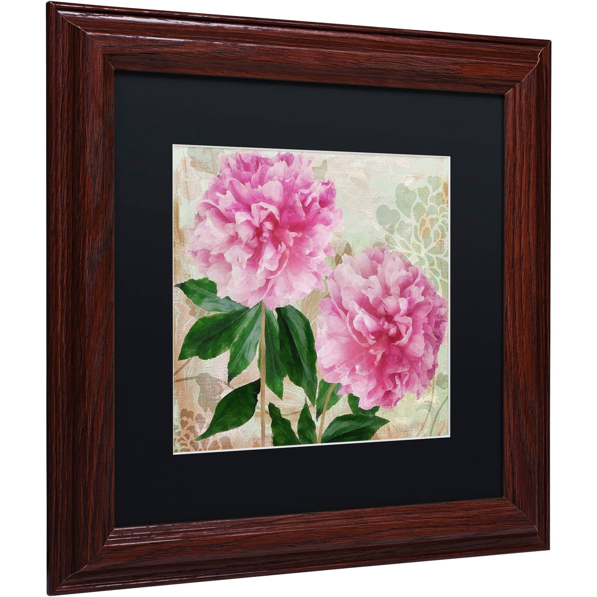 Trademark Fine Art "Sonata I" Canvas Art by Color Bakery Black Matte, Wood Frame