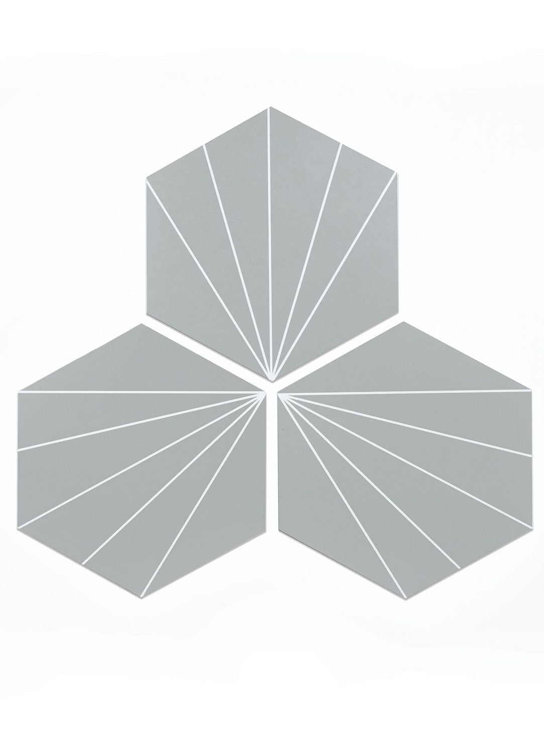 FloorPops Ensemble de 20 carreaux de sol hexagonaux Vers autocollants