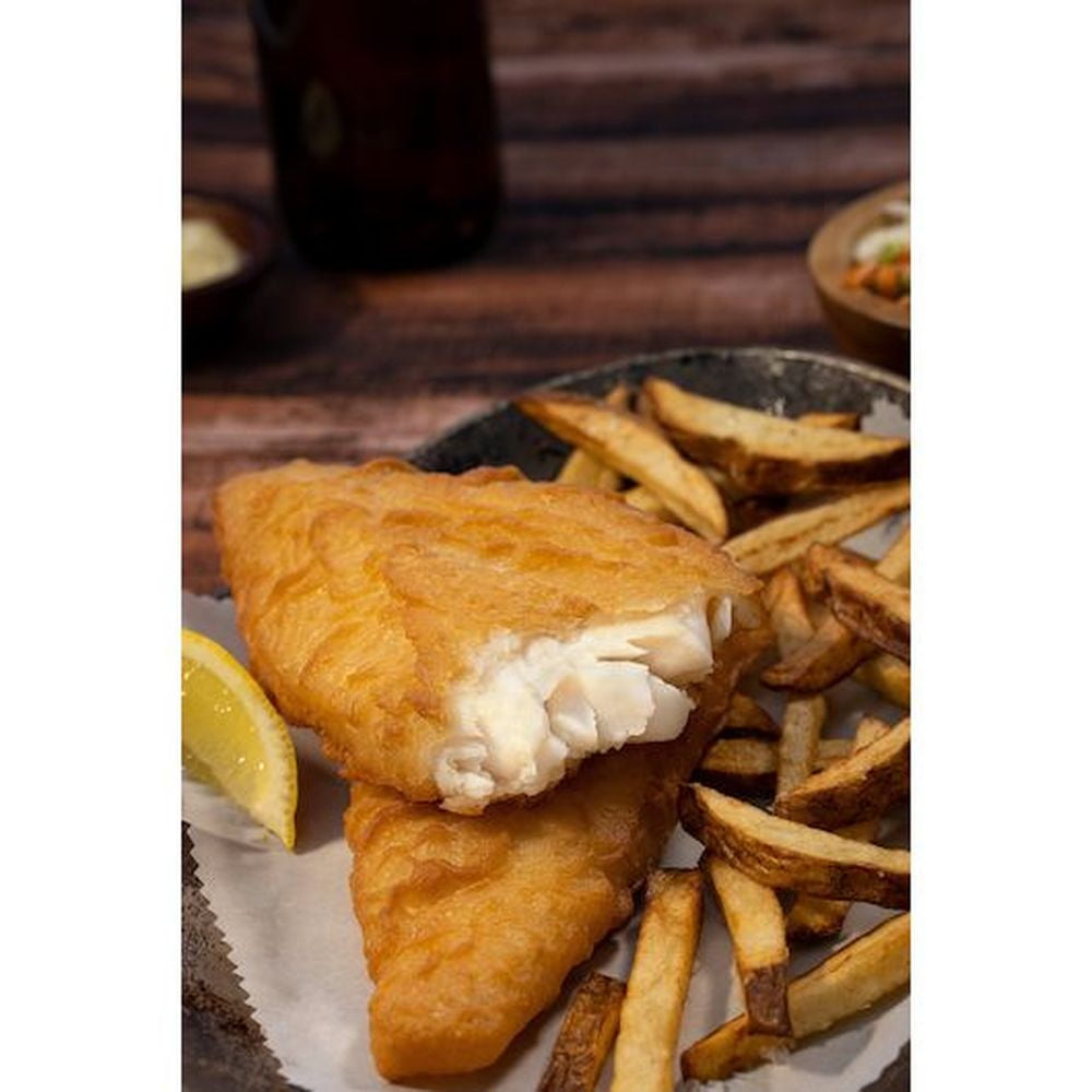Mrs. Fridays Craft Beer Battered Cod Fillet, 10 Pound