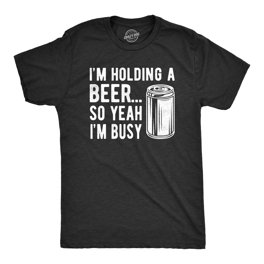 Crazy Dog T-Shirts Mens Fishing And Beer What Else Is There T Shirt Funny Father's Day Fisherman (Heather Navy) - L Other L