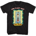thumbnail image 1 of Beavis And Butt-Head Under Mistletoe Black Adult T-Shirt 2Xl, 1 of 2