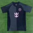 thumbnail image 1 of Camiseta De Fútbol Clásica De Verano De Visitante De Miami, Negra, De Manga Corta, Temporada 25-26S, 1 of 2