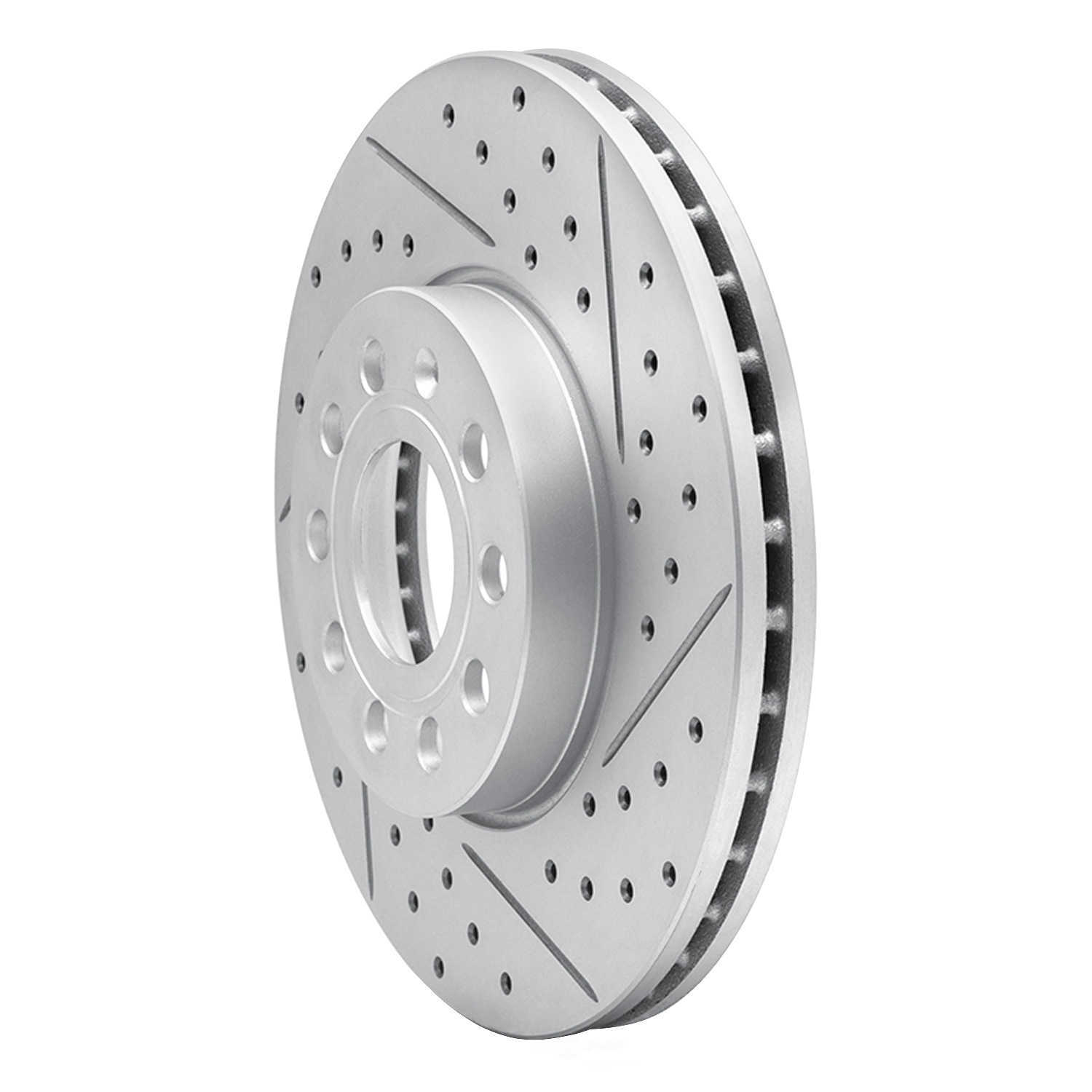 Dynamic Friction Company 830-74028R DFC Geoperformance Rotor - Drilled and Slotted