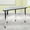 Grey, variant on Emma + Oliver Mobile 47.5" Half Circle Wave Flexible Collaborative Grey Adjustable Height Activity Table