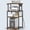 Brown, variant on Norcho 4 Tier Printer Stand with 3 Power Outlets, Wheels & Adjustable Storage Shelf, Rolling Printer Cart for Home Office, Shredder, Scanner & Fax Machine, Holds up to 340 lbs, Brown