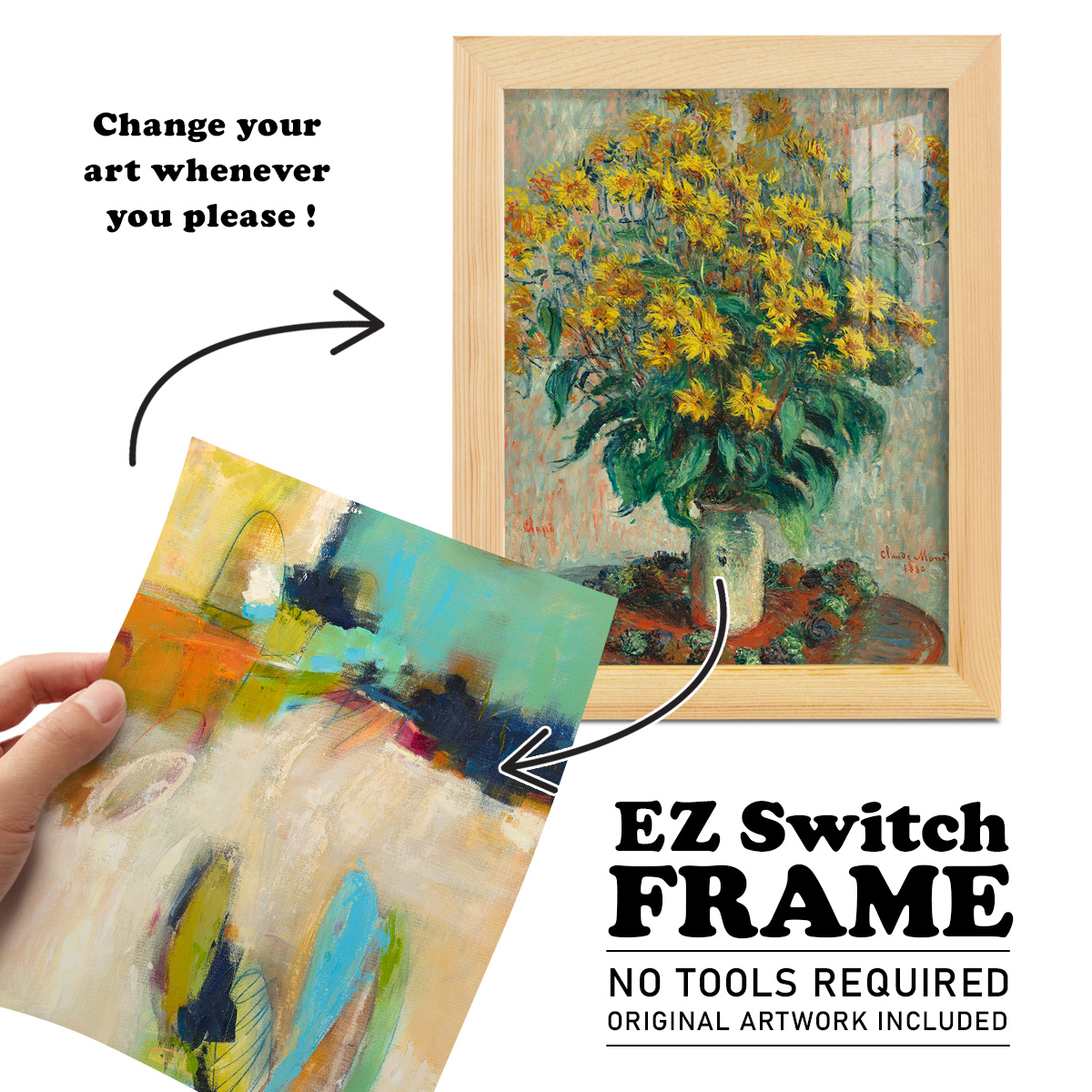 It All Adds Up - Framed Print w/glass - Natural Wood