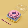 thumbnail image 4 of Flower Knitting Loom Convenient Compact Flower Maker Weaver Tool Home Supply, 4 of 10