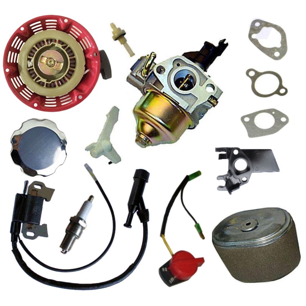NEW FITS HONDA GX200 RECOIL CARBURETOR IGNITION COIL SPARK PLUG AIR
