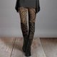 thumbnail image 2 of Gibobby Leggings de Invierno para Mujer Leggings elásticos para mujer, mallas ajustadas estampadas a la moda informal para otoño e invierno(Beige,M), 2 of 5