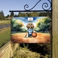 thumbnail image 3 of Happy Father's Day Cocker Spaniel Playing Basketball with Best Dad Jersey Horizontal Metal Aluminum Sign Cockers Dog Lover Gifts Wall Art Home Decor - 13006, 3 of 5