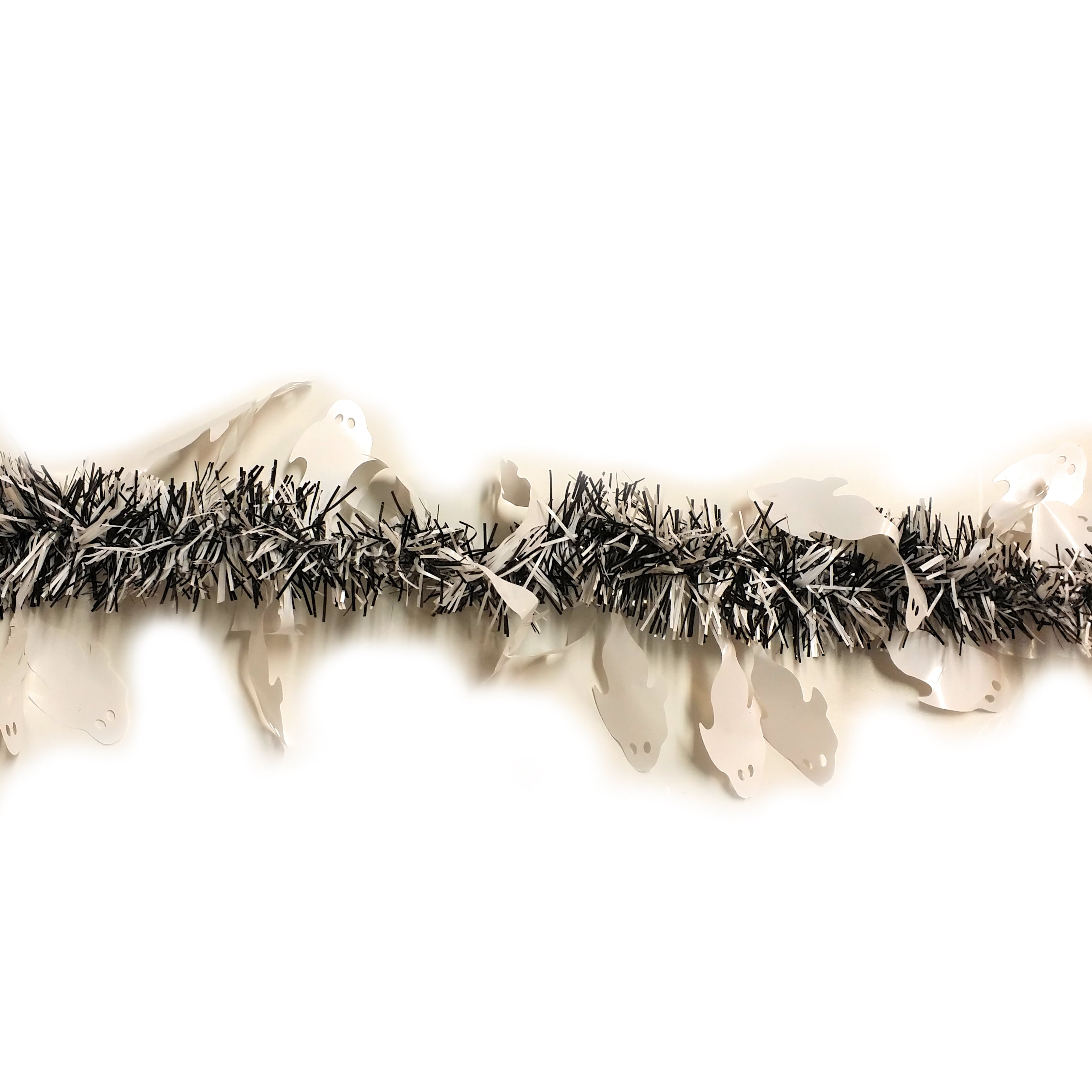 Veil Entertainment Halloween Spooky Tinsel Garland 9' Garland, Black