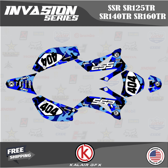 Kalair GFX Graphics Kit for Ssr SR140TR (2021) Invasion Series
