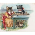thumbnail image 1 of Kitty Notes - CANVAS OR FINE PRINT WALL ART, 1 of 1