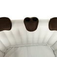 thumbnail image 5 of ALEKO Removable 3-Piece Headrest and Drink Holder Set for Inflatable Hot Tub Spa - Brown, 5 of 7