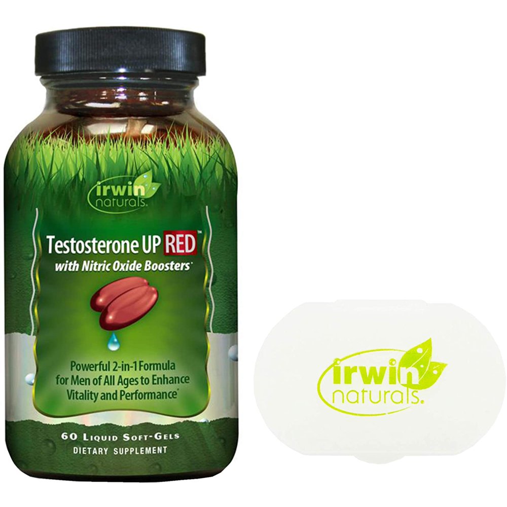 Irwin Naturals Testosterone UP RED Enhance Performance 60 Softgels with