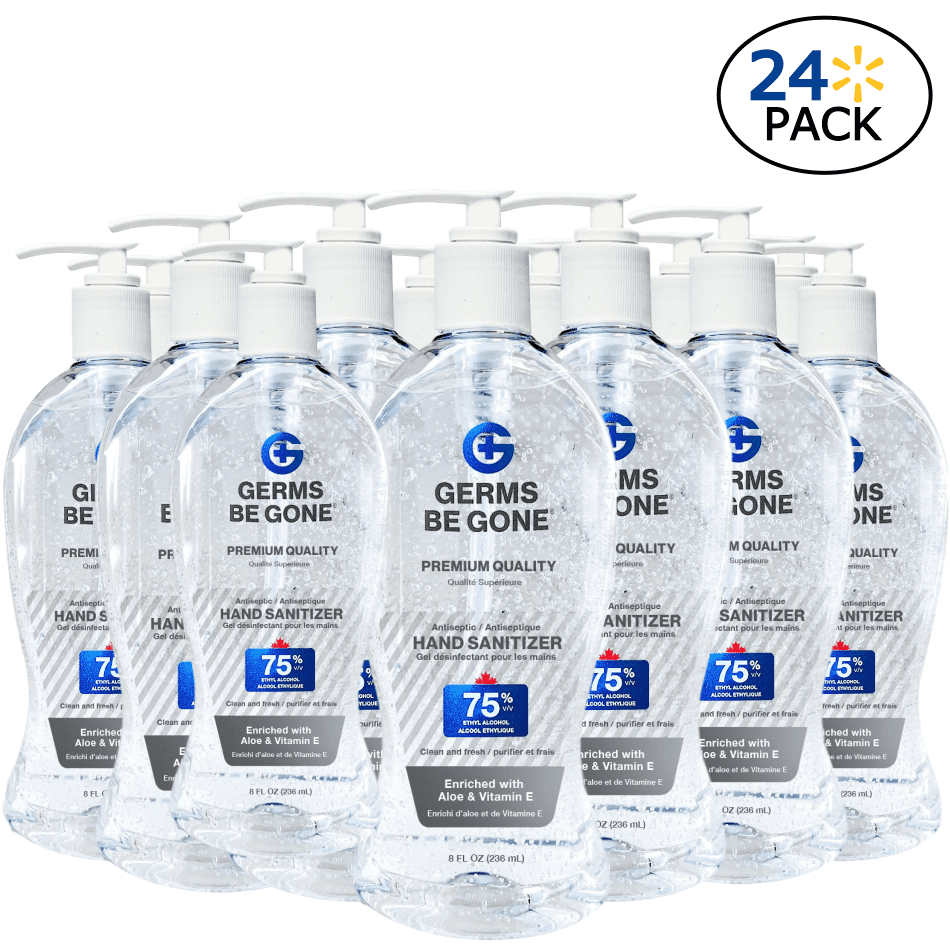 Germs Be Gone Clean And Fresh Hand Sanitizer Gel Enriched with Soothing