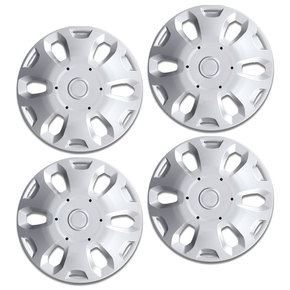 PIT66 4pcs Wheel Covers Hub Caps Full Rim Hubs Fit for Ford Transit Connect Van 15" 9T1Z1130A, 9T161130AA 2010-2013