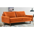 thumbnail image 2 of US Pride Furniture Maryellen 70''W Velvet Sofa, Orange, 2 of 5