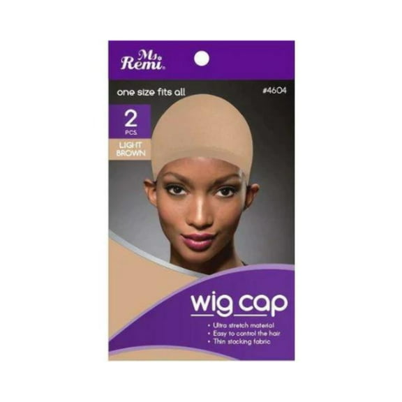Ms Remi Wide Band Wig Cap Black X Long 2pcs