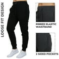 thumbnail image 2 of 4-Pack Womens Loose Fit Fleece Jogger Sweatpants (S-2XL), 2 of 5