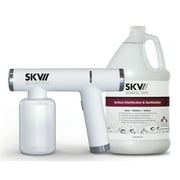 SKV Surface Disinfection and Sanitization Plus Cordless Atomizing Sprayer | Clean, Deodorize, and Disinfect with Hypochlorous, Ready-to-Use Disinfectant. 1 Gallon Kit with Sprayer