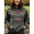 thumbnail image 3 of Simple Humor Sarcastic Quotes Hoodie for Men Women, Funny Pullover Hooded Sweatshirt, Cozy Cotton Poly Blend, Casual Everyday Humor Outfit, 3 of 5