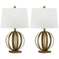 thumbnail image 2 of SAFAVIEH Euginia 24.5 in. H Golden Glam Sphere Table Lamp, Gold, Set of 2, 2 of 6