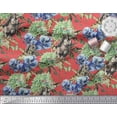 thumbnail image 3 of Soimoi Poly Georgette Fabric Rabbit,Lilac & Pansy Floral Print Fabric by Yard 52 Inch Wide, 3 of 3