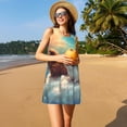 thumbnail image 3 of Disketp Cloud Guinea Pig para Vestido sin Mangas para Mujeres, Vestidos de Verano para Mujeres, Casual y Holgado para la Playa, 3 of 7