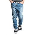 thumbnail image 4 of Victorious Mens Drop Crotch Jogger Denim Pants, Multiple Colors & Up to 5XL, 4 of 5