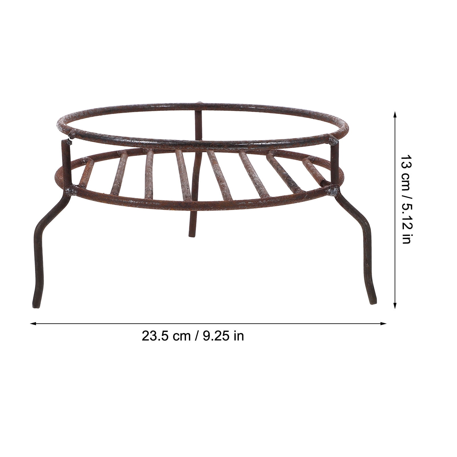 SWETRACE Portable Iron Pan Rack Wok Support Stand for Outdoor Cooking, Household Use, 9.3x9.3x5.1in, 1 Piece