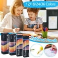 thumbnail image 6 of Infidev Oily Colored Pencils Set, Recycled Wood, Break-Resistant Core for Smooth Blendingand Shading, Perfect Art Supplies for Drawing, Sketching, Coloring Books, 6 of 6